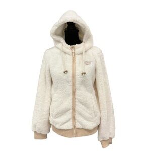 Reebok Women's Cream Faux Fur Sherpa Teddy Jacket
Size: Small NWT